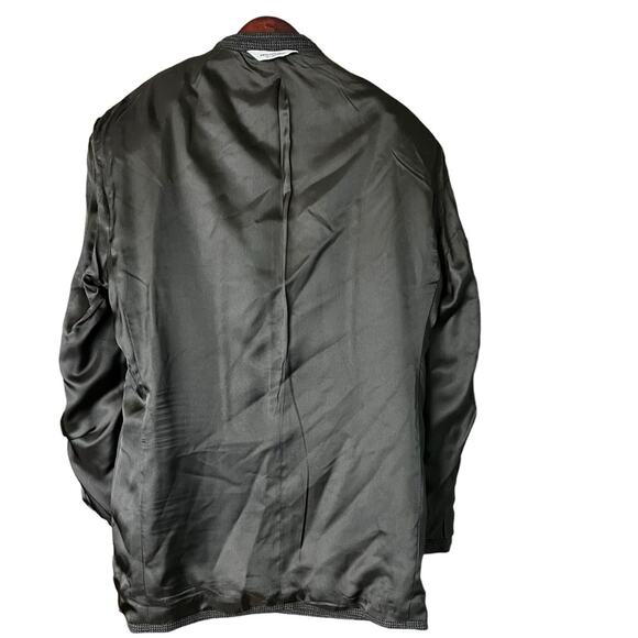 Pronto Uomo Houndstooth Lambswool Sport Coat Career Jacket 40R - Picture 4 of 7